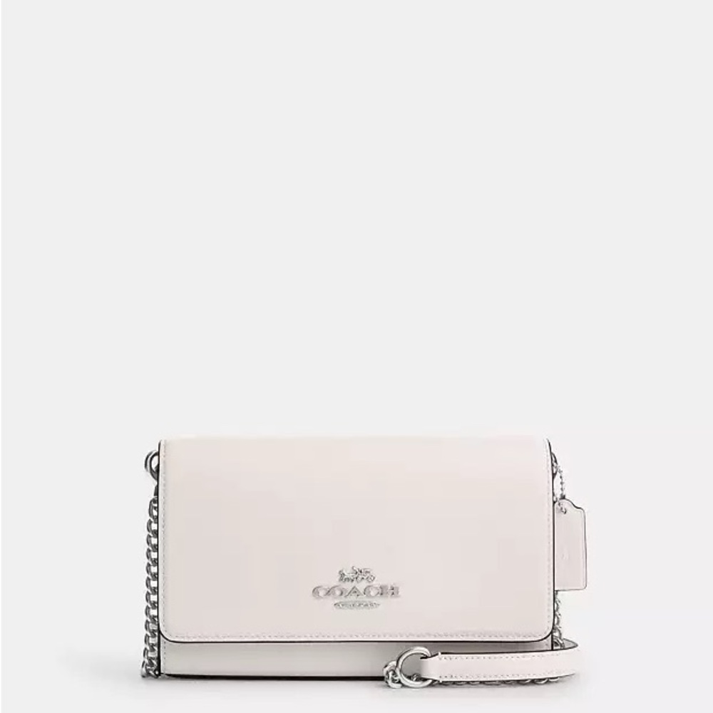 Coach Cream Crossbody Bag with Chain Strap -NWOT